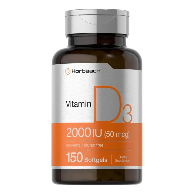 Vitamina D3  2000iu Horbaach 150 Cápsulas