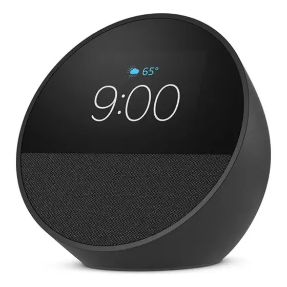 Alexa Echo Spot Modelo 2024 Despertador Inteligente + Sonido