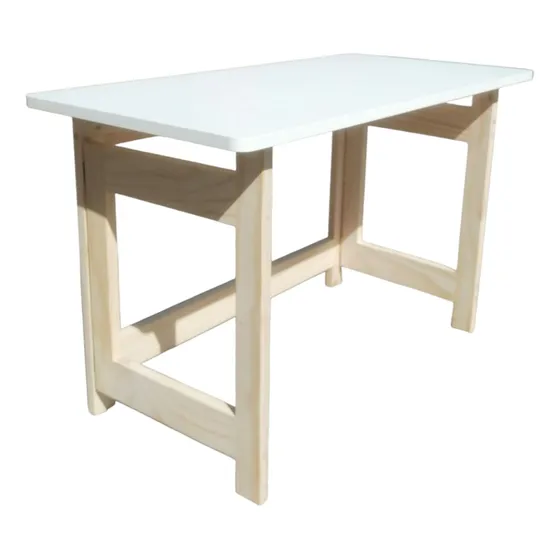 Mesa Niños Plegable Tamaño Kinder Blanco