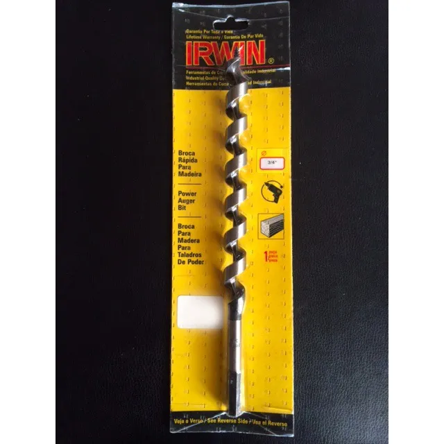Mecha Larga Para Madera 3/4 Irwing, Calidad Industrial