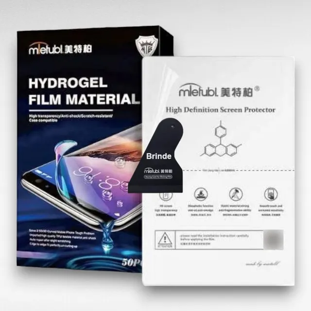 Pacote Fechado Película De Hidrogel Clear Hd Tpu Máquina 50u