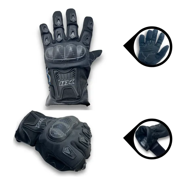 Luva Moto Blackproof X11 Proteção Frio Chuva Sol Impermeável
