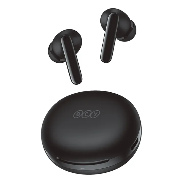 Audífonos Bluetooth In-ear Inalámbrico Qcy T13 Anc 2 Con Manos Libres, 10mm Controlador Dinámico, Bluetooth 5.3,bajos Potentes, 30h, 4 Micros Para Cancelación De Ruido Anc, Color Negro