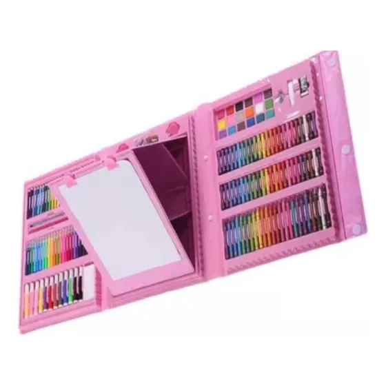 Art Set De 208 Piezas Colores Crayones Acuarela Kit De Arte
