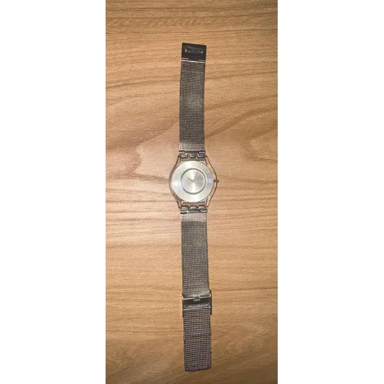 Swatch Metal Knit Unisex Watch (model: Ss08m100m)