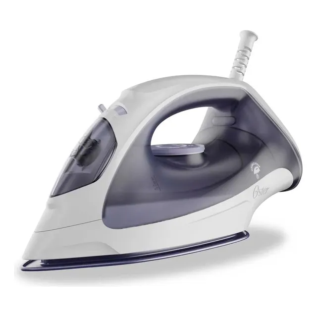 Plancha A Vapor Ligera Suela Antiadherente Gris Oster