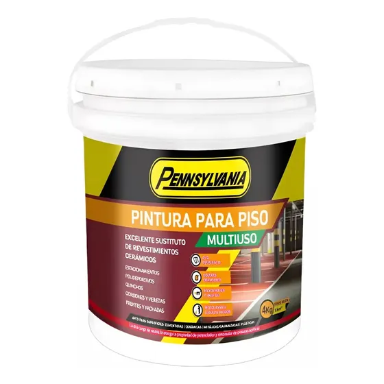 20l Pintura Pisos Fachadas Pennsylvania 11 Colores Acabado Mate Color Gris | Cuotas sin interés