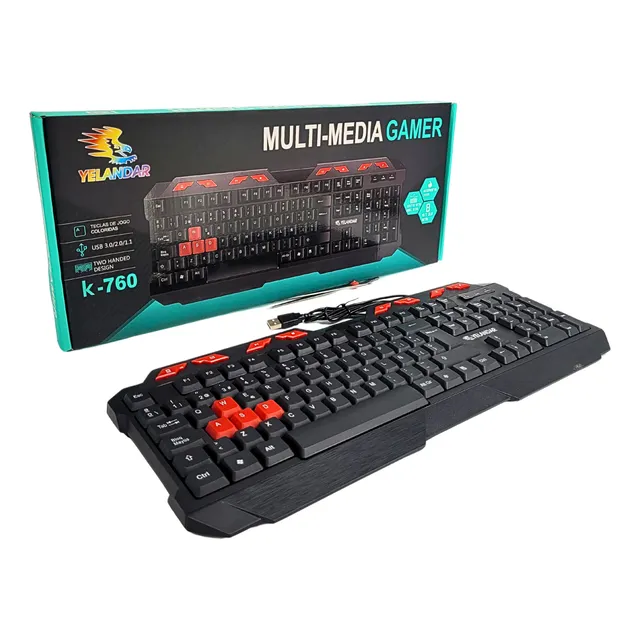 Teclado Multi-media Gamer, Okidoki.