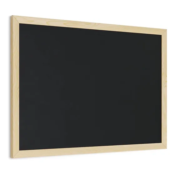 Pizarra Negra Tiza 60x90 Cm Marco Madera Resistente Letrero