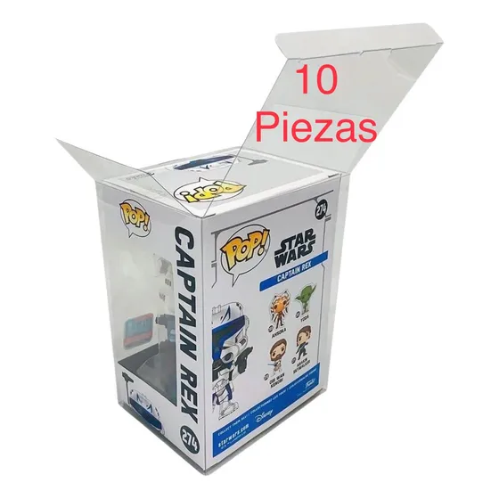 Funko Pop - Protector Para Funko Pop Semirigido (10 Piezas)