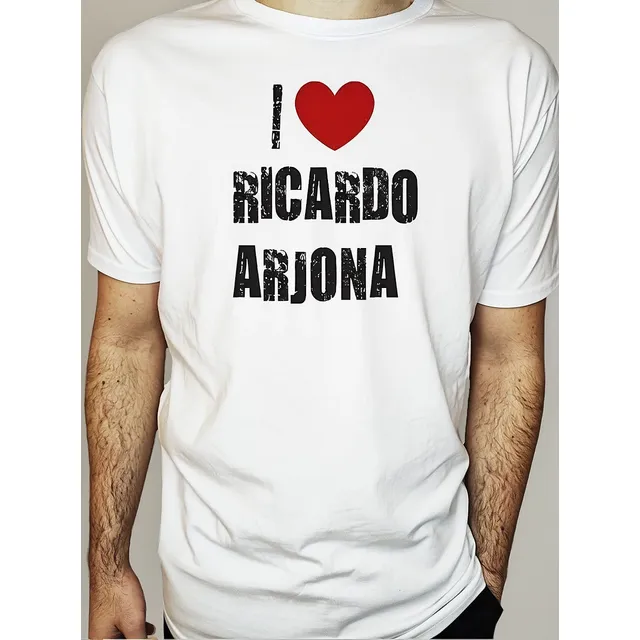 Remera I Love Ricardo Arjona - Aesthetic Musica Album Unisex