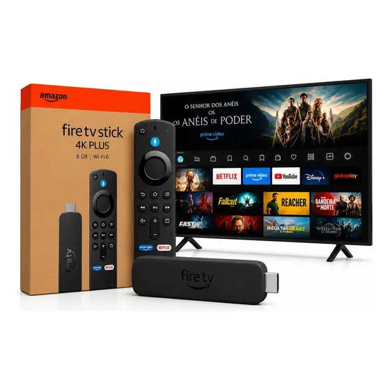 Amazon Fire Tv Stick 4k Plus Wifi 6 Alexa 8gb Original