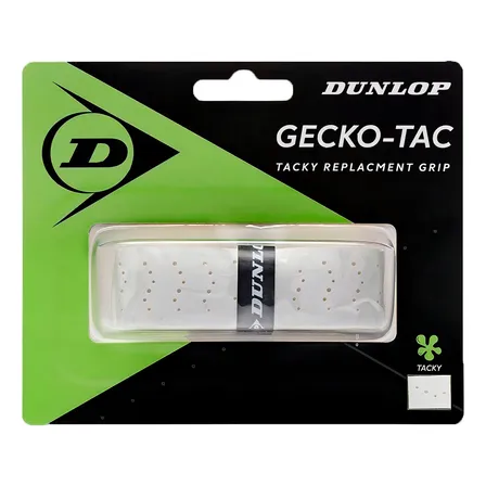 Grip Tenis Gecko Tac Dunlop Super Absorbente Blanco