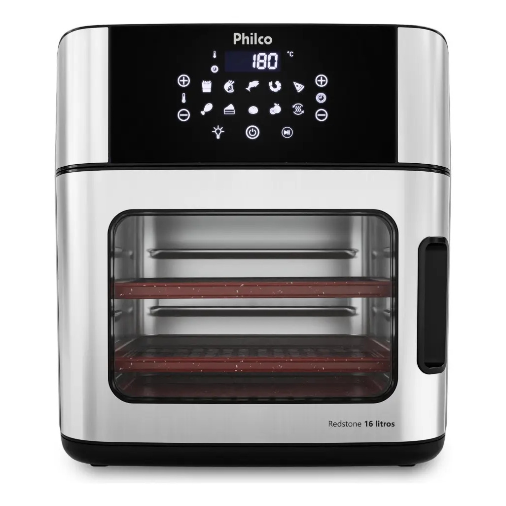 Fritadeira Air Fryer Philco PAF16A 4 Em 1 Painel Digital 16l Fritadeira Air Fryer Philco PAF16A 4 Em 1 Painel Digital 16l