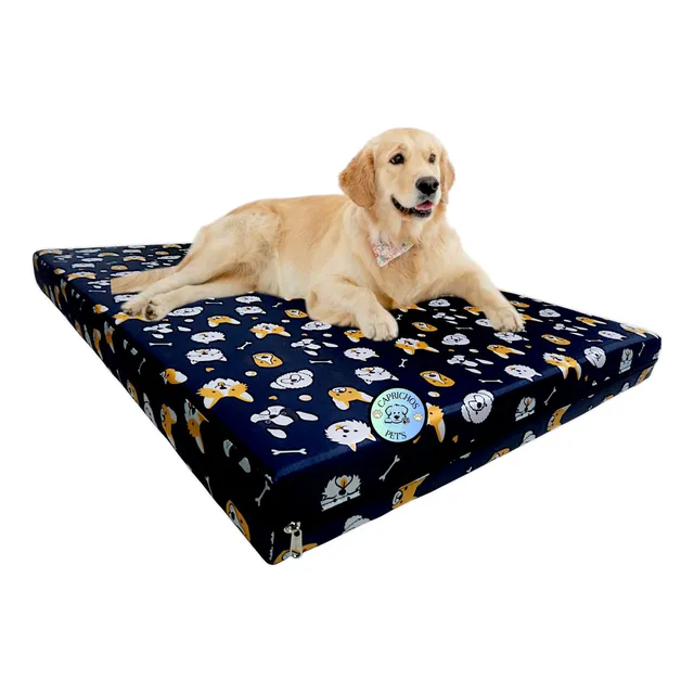 Cama Colchoneta Cómoda Resistente Antifluido Perro Gato95x70