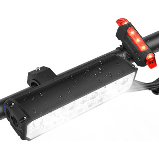 Lámpara Para Luz Bicicleta Usb Recargable 10000mah Shawnice H827 Color Negro Lámpara Para Luz Bicicleta Usb Recargable 10000mah Shawnice H827 Color Negro