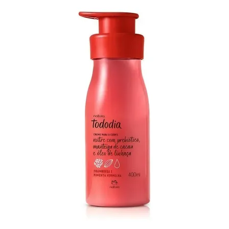 Natura Creme Corporal Tododia Framboesa e Pimenta Vermelha