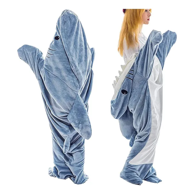 Manta De Tiburón Para Adultos, Manta De Tiburón Con Funda