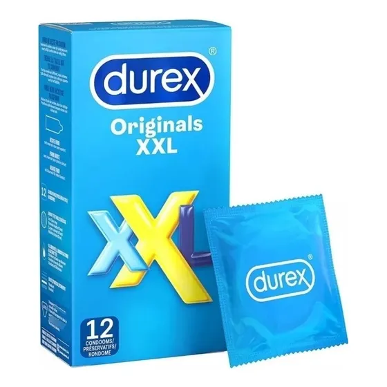 Caja Sellada Durex Xxl Mayor Longitud Y Diámetro (64 Mm)