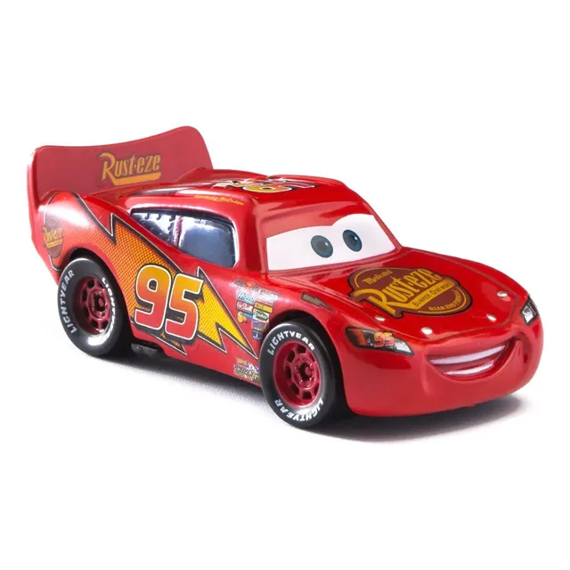 Rayo Mcqueen Cars Carro Figura Metal Pixar Copa Pistón