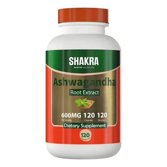 Shakra Ashwagandha 600 Mg 120 Capsulas Natural | Cuotas sin interés