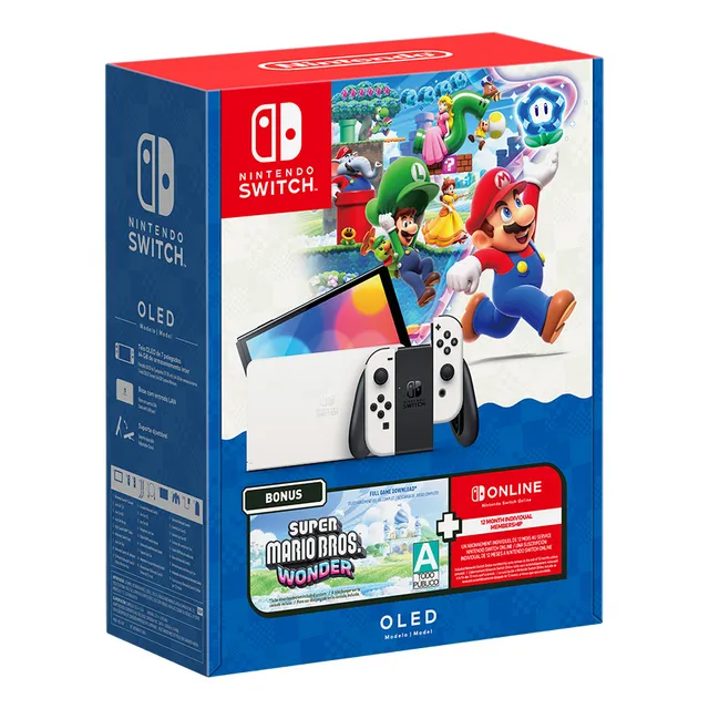Nintendo Switch - OLED Model White w/ Super Mario Bros. Wonder