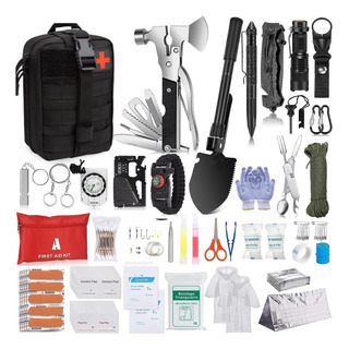Kit D Supervivencia Emergencia Completo P/senderismo Camping Kit D Supervivencia Emergencia Completo P/senderismo Camping