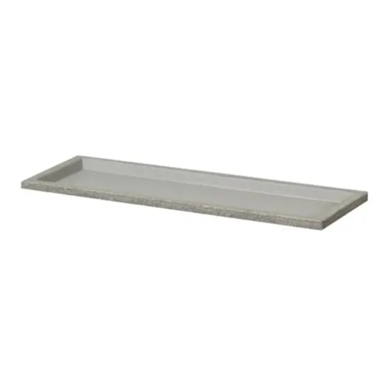 Plato Base C/labio Para Maceta 80x30 Cm Fibrocemento 