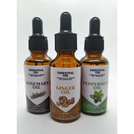 Aceite Jengibre Puro 100% Original 30ml Cabello Barba Nuevo