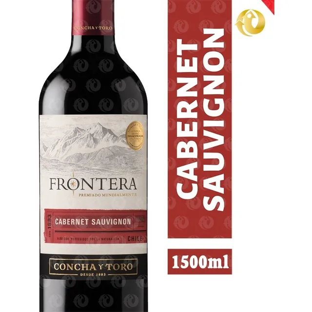 Vino tinto Cabernet sauvignon Frontera Vino Tinto bodega Concha y Toro
