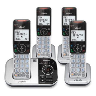 Teléfono Inalámbrico Vtech Vs112-4 Dect 6.0 Bluetooth Con Co Teléfono Inalámbrico Vtech Vs112-4 Dect 6.0 Bluetooth Con Co
