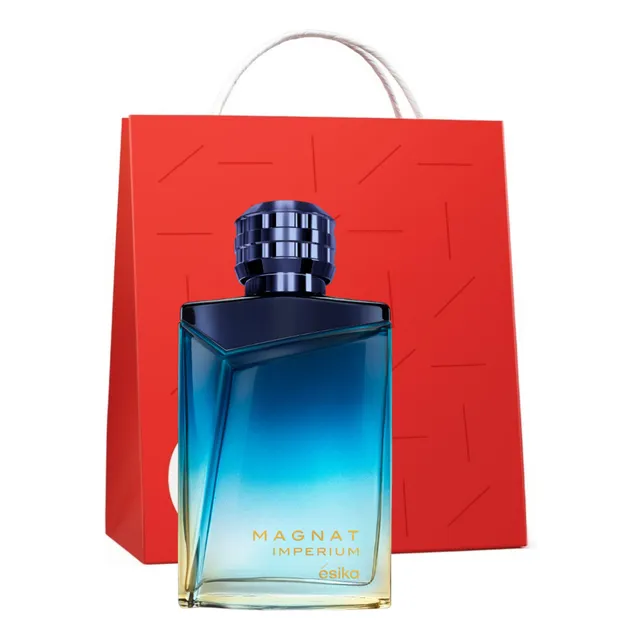 Perfume Magnat Imperium Ésika + Bolsa De Regalo Ésika