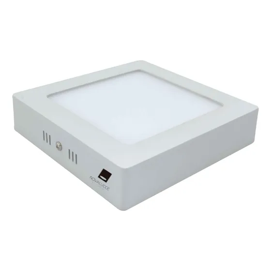Plafon Led 18w Techo Aplicar Cuadrado Luz Calida Novalucce