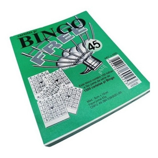 Conjunto Cartelas 10 Blocos Jogo Bingo 1000 Folhas 10cm Vd Conjunto Cartelas 10 Blocos Jogo Bingo 1000 Folhas 10cm Vd