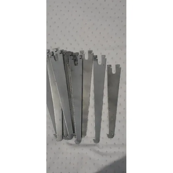Pie De Amigo Para Cremallera, 23 Cm Y 27 Cm  Nuevos De Metal