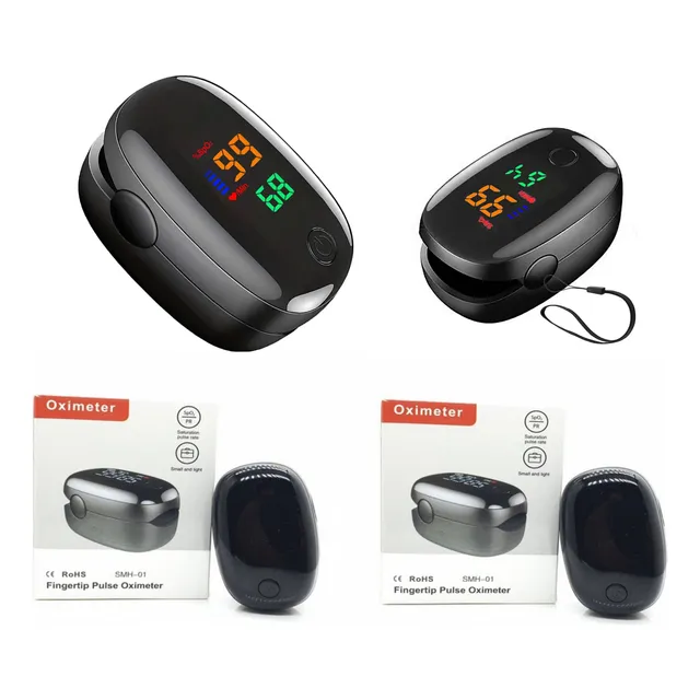 Oximetro Digital Led De Pulso Pulsoximetro Set X 2 Unidades