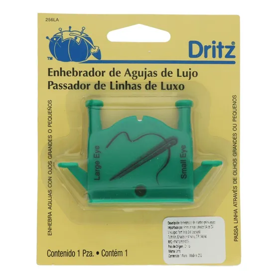 Enhebrador De Agujas De Lujo , Material Plástico, Color Verd