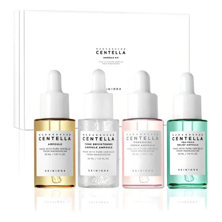 Skin1004 Madagascar Centella Ampoule Kit 30ml X 4pcs Skin1004 Madagascar Centella Ampoule Kit 30ml X 4pcs