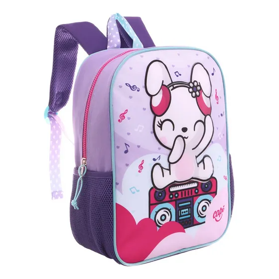 Morral Bolso Escolar Mediano Para Niña - Lily Capi Kids