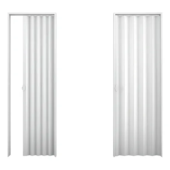 Porta De Pvc Sanfonada 0,90cm X 210cm Branco