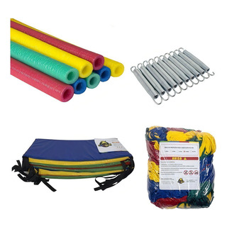 Kit Reposição De Acessórios Para Cama Elástica 3,66 Metros Lona De Salto Não Se Aplica Proteção De Molas Colorido Kit Reposição De Acessórios Para Cama Elástica 3,66 Metros Lona De Salto Não Se Aplica Proteção De Molas Colorido