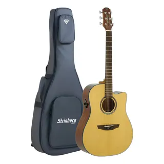 Violão Strinberg Diamond Dd3sc Rt Natural Satin Folk 1 Material Do Diapasão Laurel Orientação Da Mão Destro Violão Strinberg Diamond Dd3sc Rt Natural Satin Folk 1 Material Do Diapasão Laurel Orientação Da Mão Destro