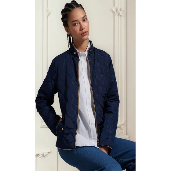 Chaqueta Mujer Ostu  Azul Poliéster 40080151-51