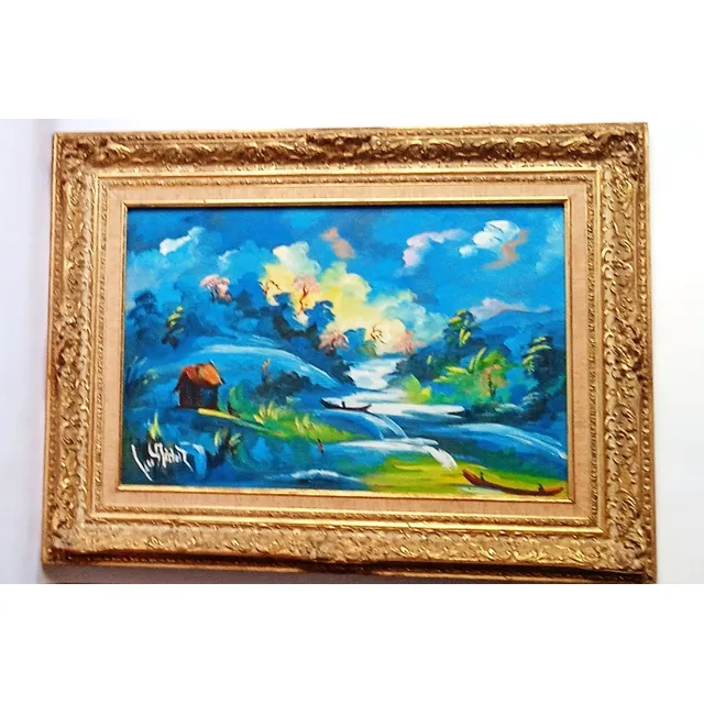 Cuadro Óleo Sobre Lienzo Del Pintor Venezolano Luis Ordaz