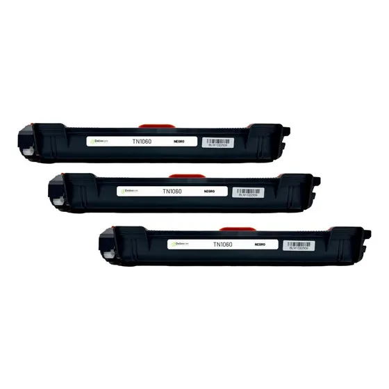3 Pack Toner Compatible Con Tn1060 1110 1112 1510 1511 1512
