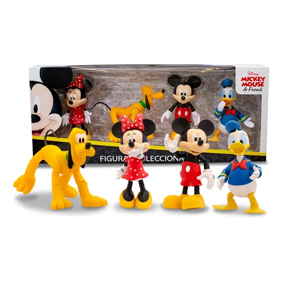 Set De Figuras Articulables Mickey Mouse Y Sus Amigos