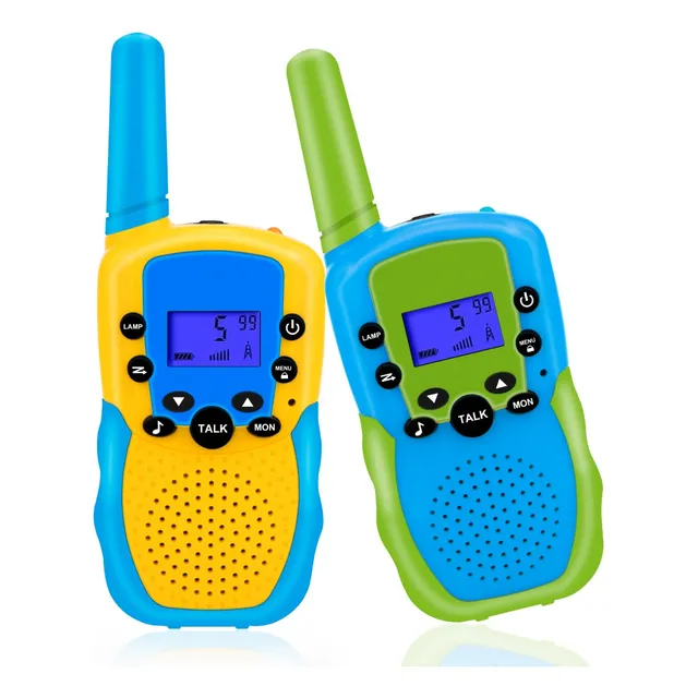 Set 2 Radios Walkie Talkie Niños 3 Millas 22 Canal Linterna