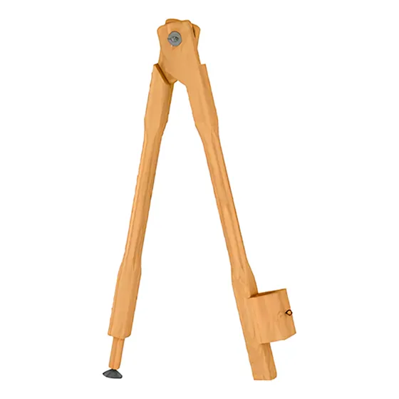 Compasso Madeira Pinus Para Quadro Branco 40cm C/ Fixador