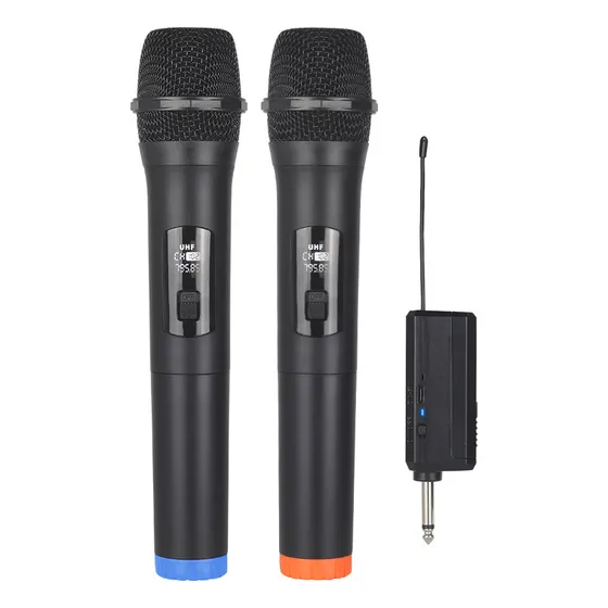 2 Sistema De Micrófono Inalámbrico Con Receptor Vhf