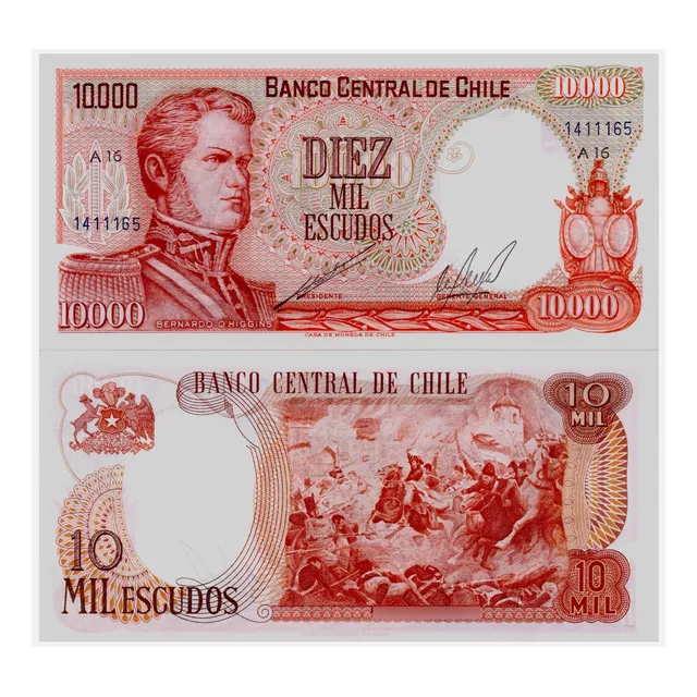 Chile - 10.000 Escudos - Año 1967 (1975)